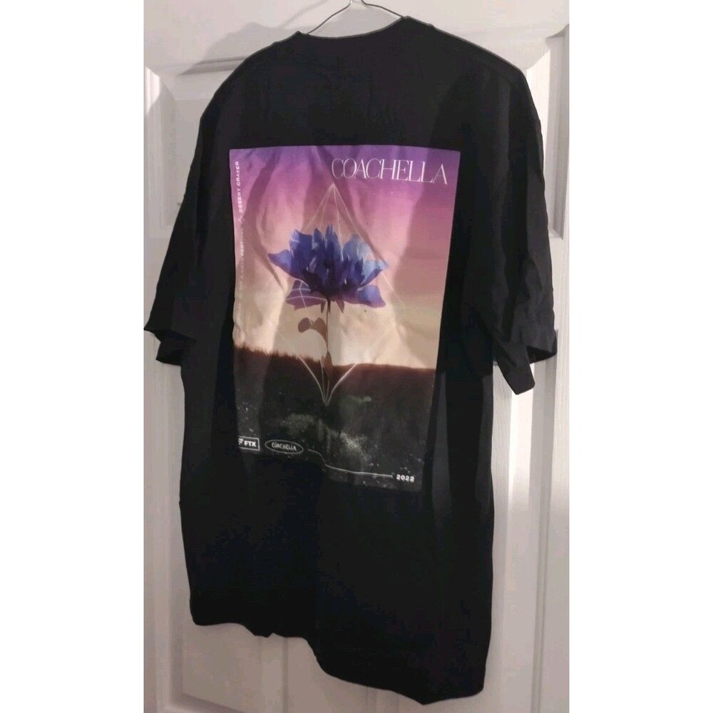 Lot Of 5 New Coachella Tshirts Size M Black 2022 Concert Cotton Unisex Medium